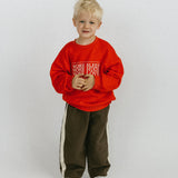 Side Stripe Pants- Brown