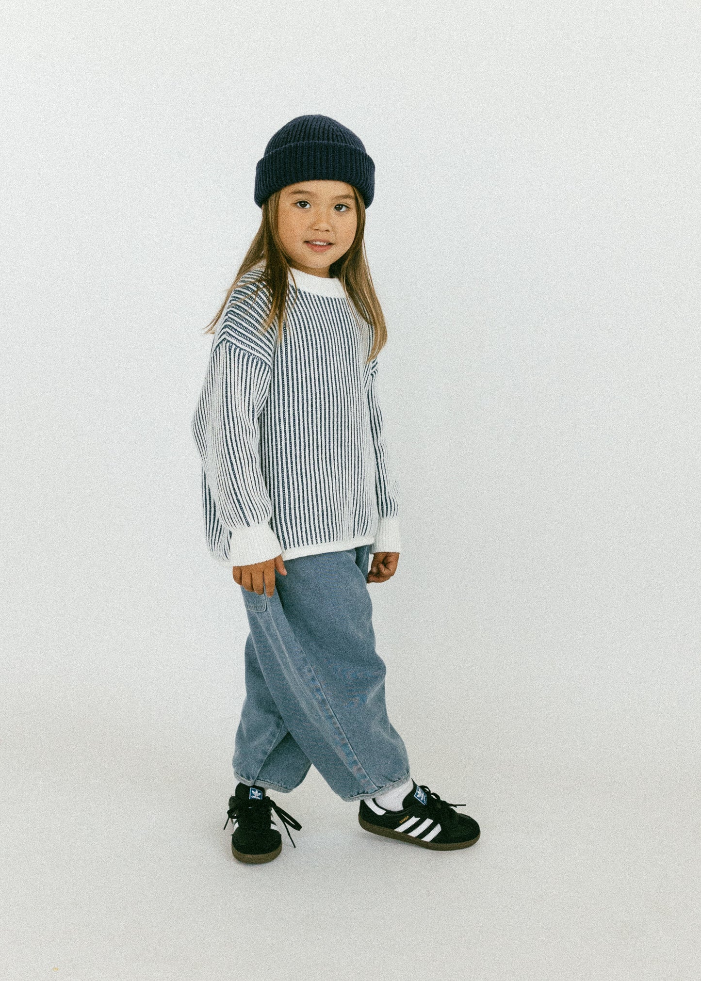 Fitted Knit- Blue