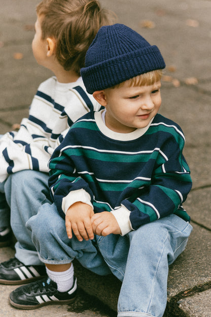 Vintage Crewneck- Navy