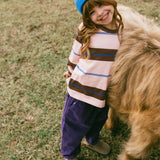 Baggy Cord Pants- Purple