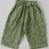 Linen Stripe Pants- Thyme