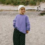 Retro Twill Pants - Polka Dot - Charcoal