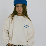 Graphic Crewneck- Early Bird- Cloud