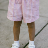 Striped Shorts- Pink