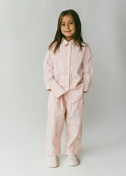 Classic Stripe Pant- Pink