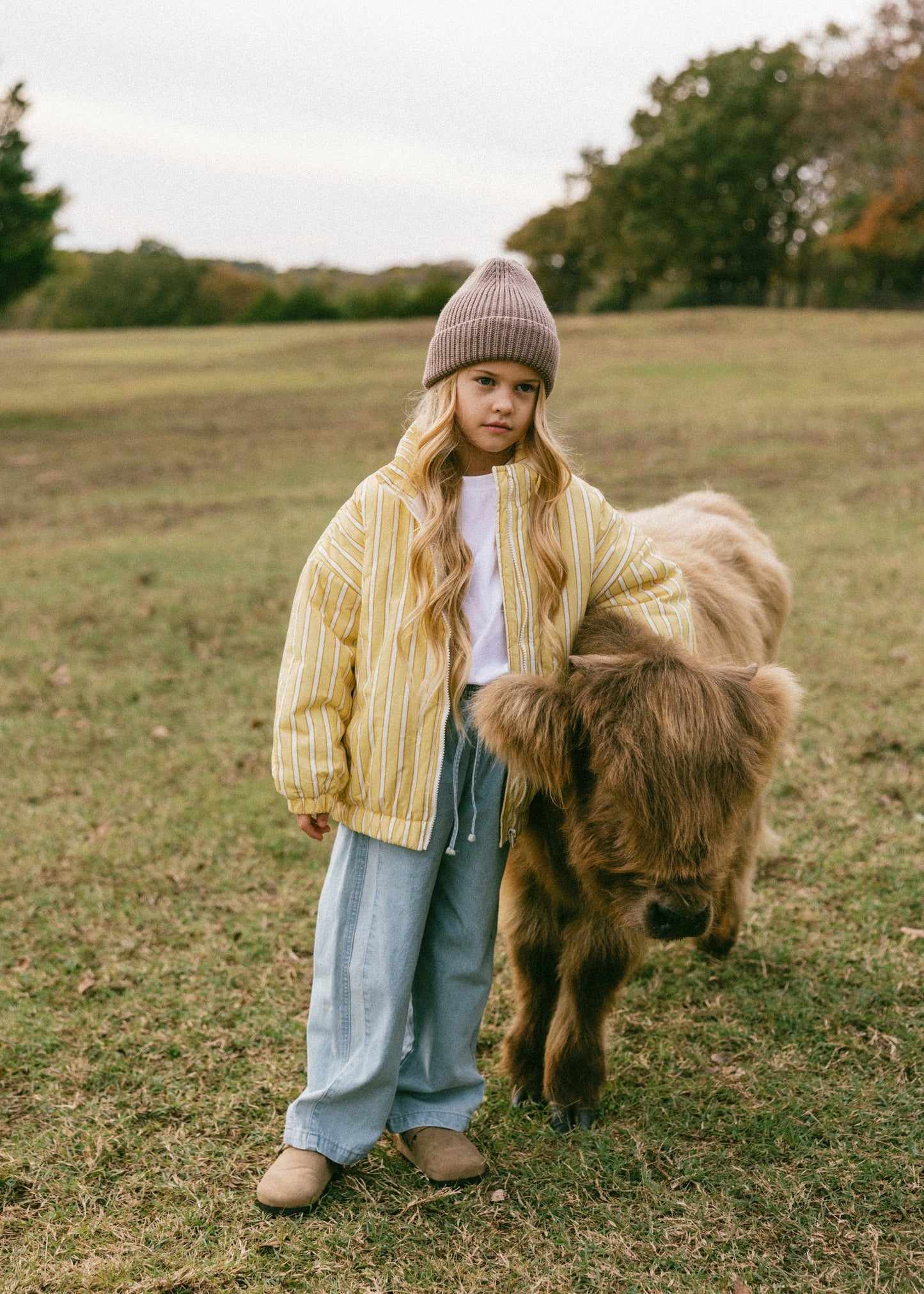 Side Stripe Denim Pants