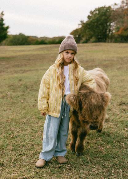 Side Stripe Denim Pants