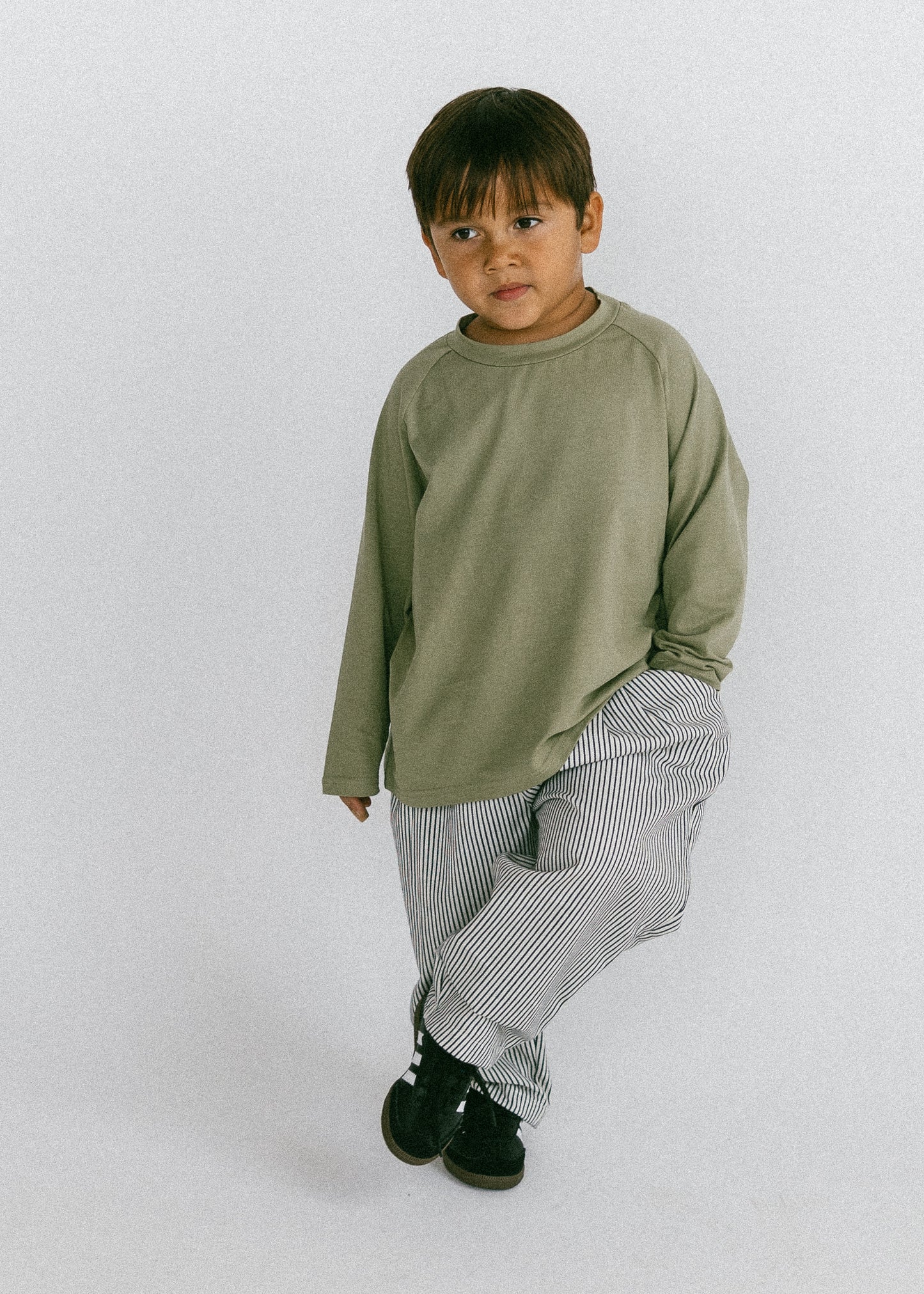 Baggy Long Sleeve- Olive Green