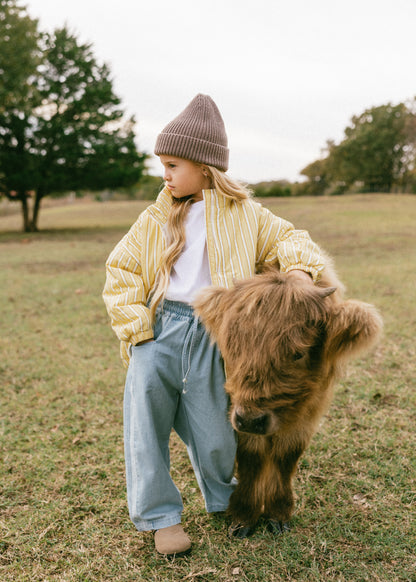 Side Stripe Denim Pants