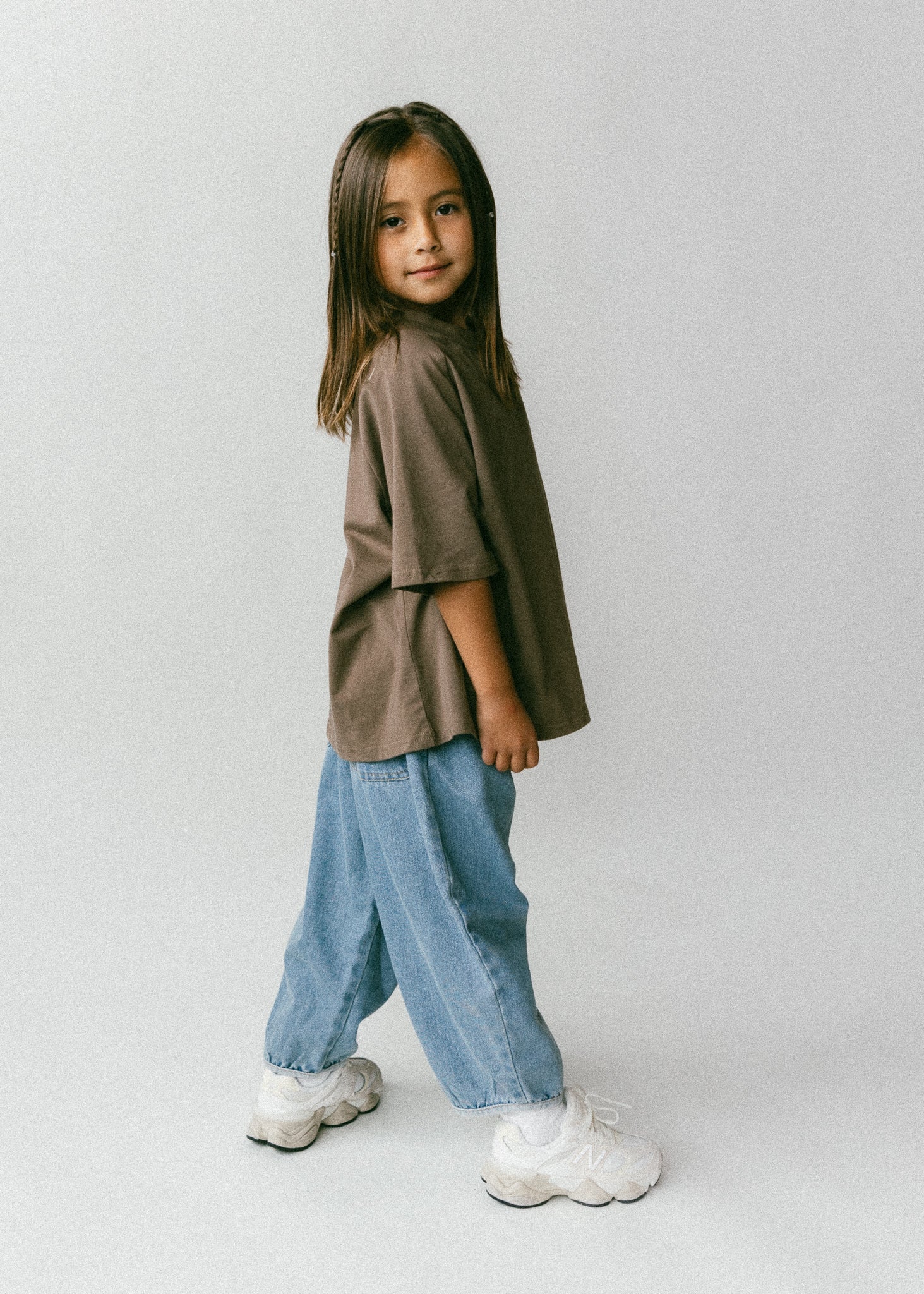 Baggy Tee- Vintage Brown – Fostered Collection