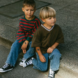 Bold Vintage Crewneck- Red