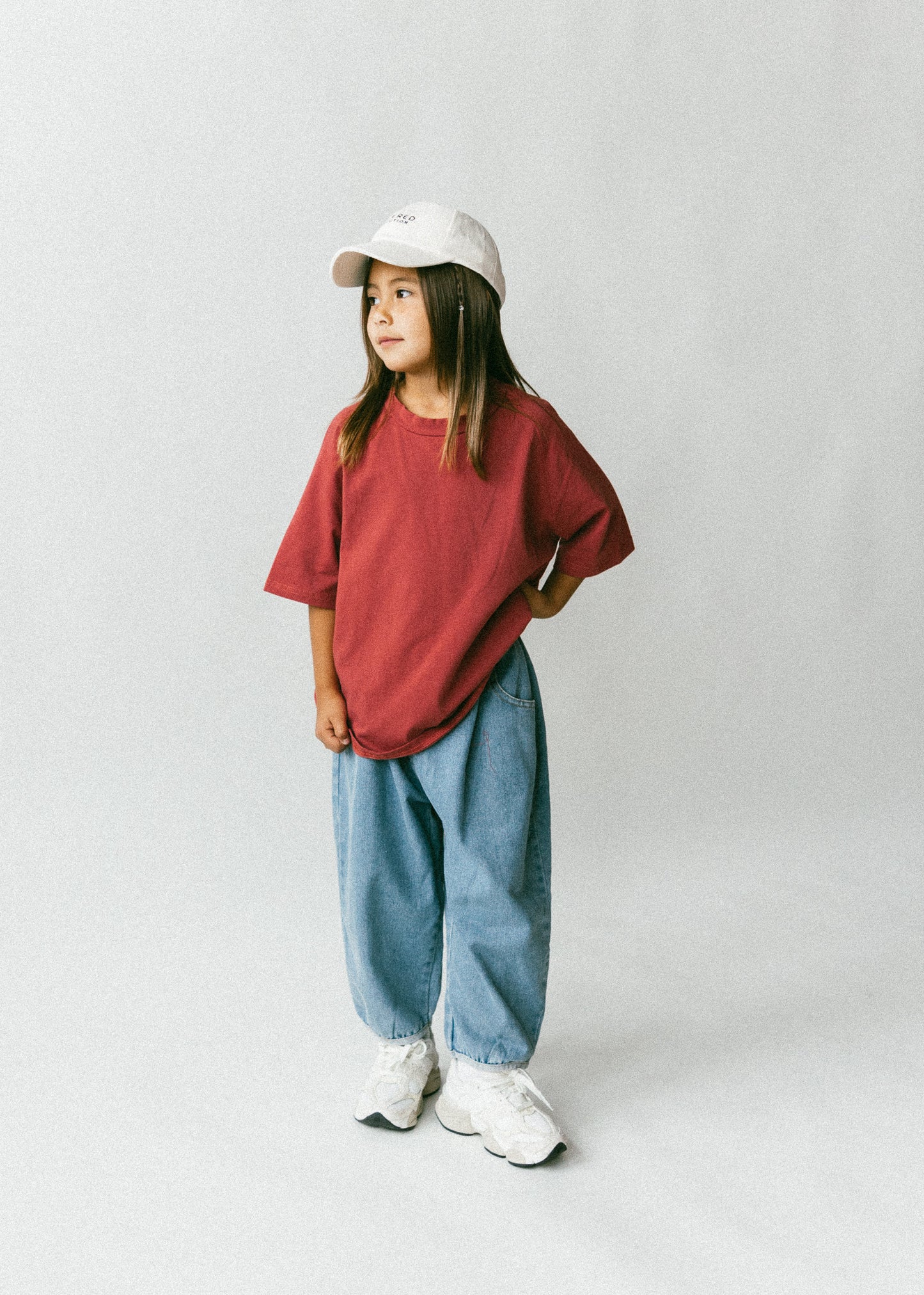 Baggy Tee- Vintage Red