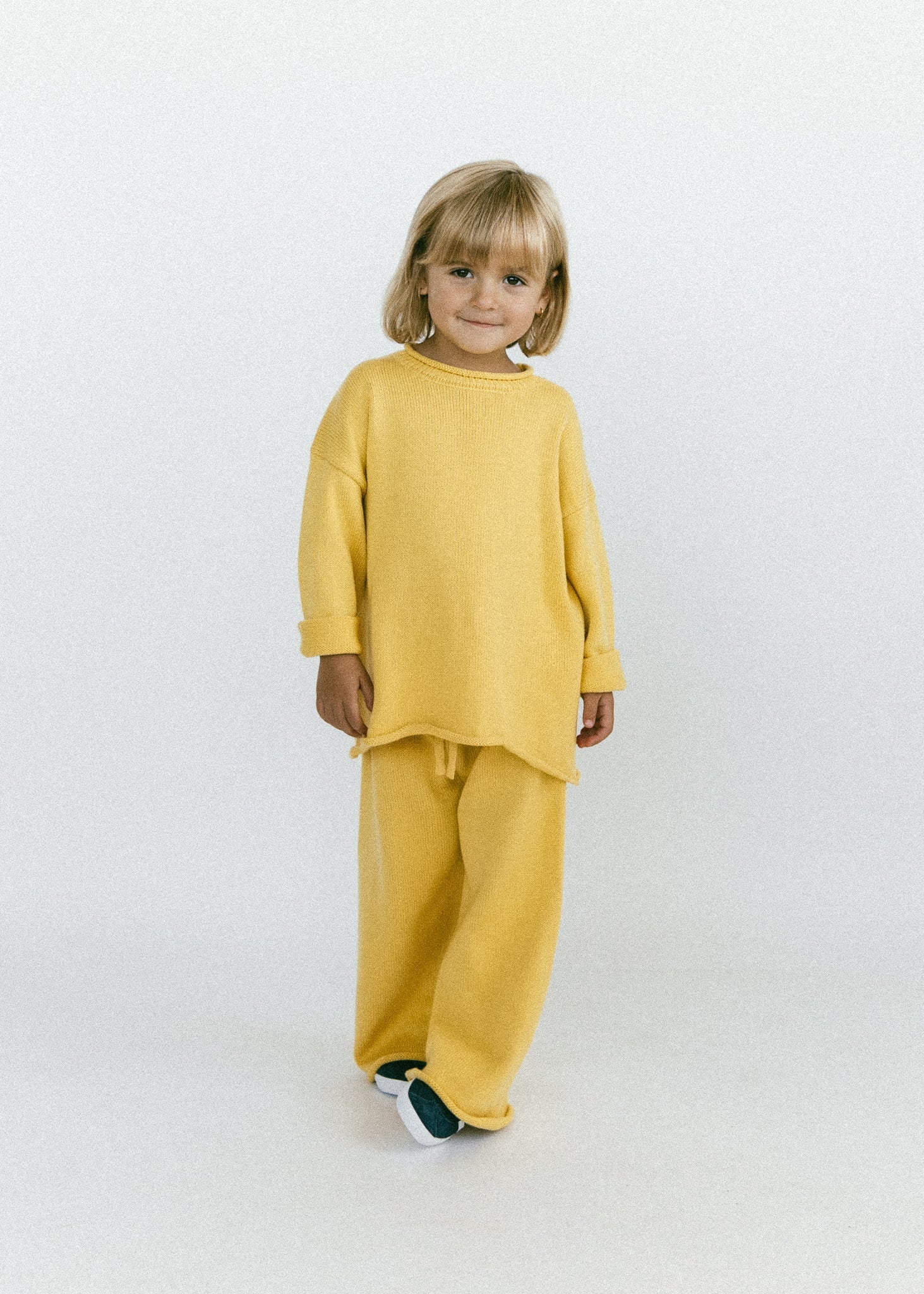 Knitted Cotton Pants Honeycomb