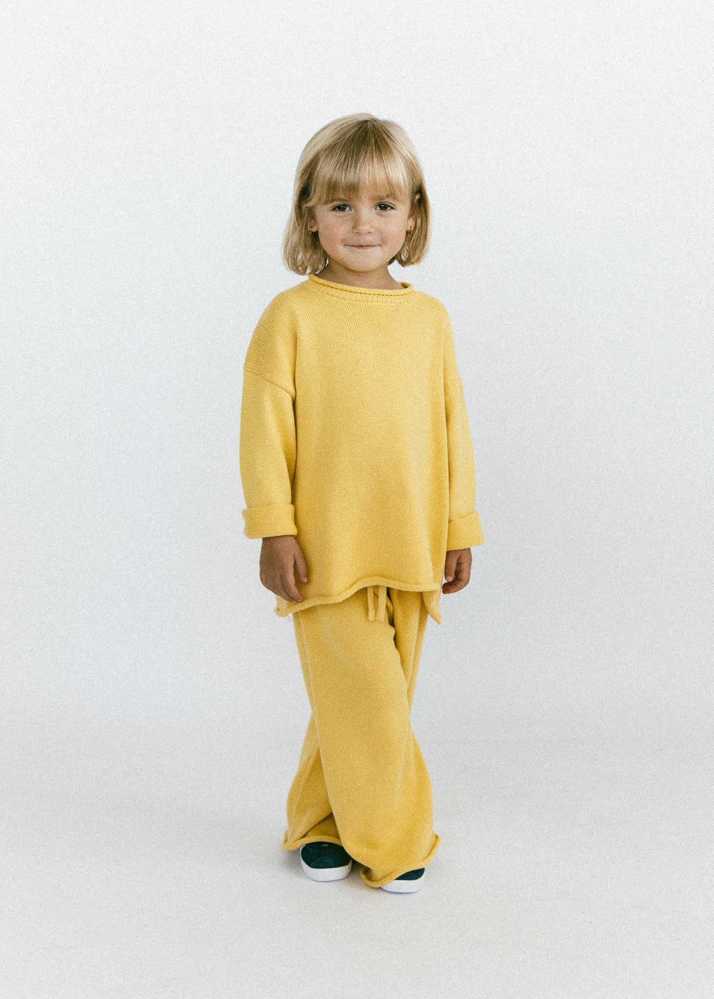 Knitted Cotton Pants Honeycomb