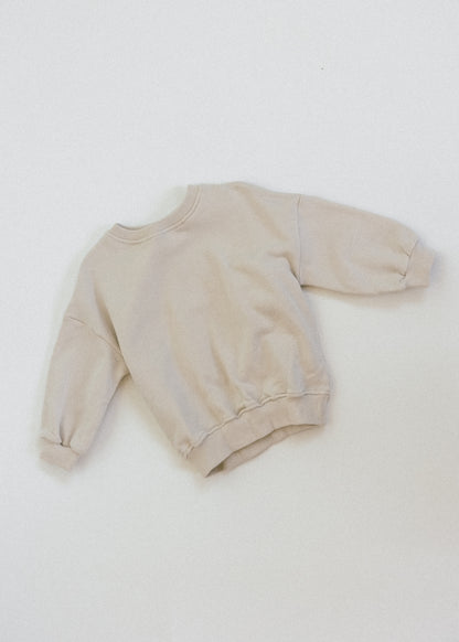 Comfort Crewneck- Cream