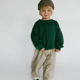 Rollneck Knit- Evergreen