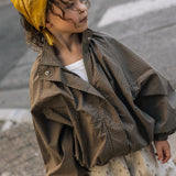 Studio Jacket- Olive Check