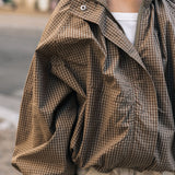 Studio Jacket- Olive Check