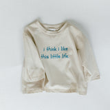 Graphic Long Sleeve- I think I like- Blue