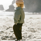 Grid Trousers- Brown