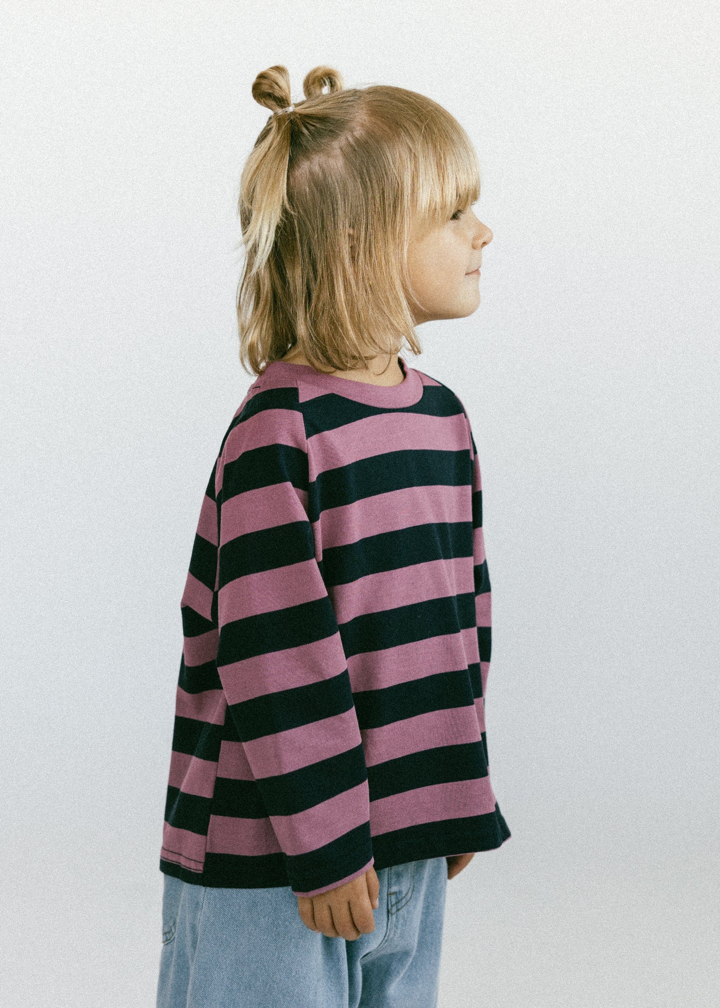 Striped Long Sleeve- Pink