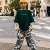 Boxy Graphic Tee- Ordinary Days- Green