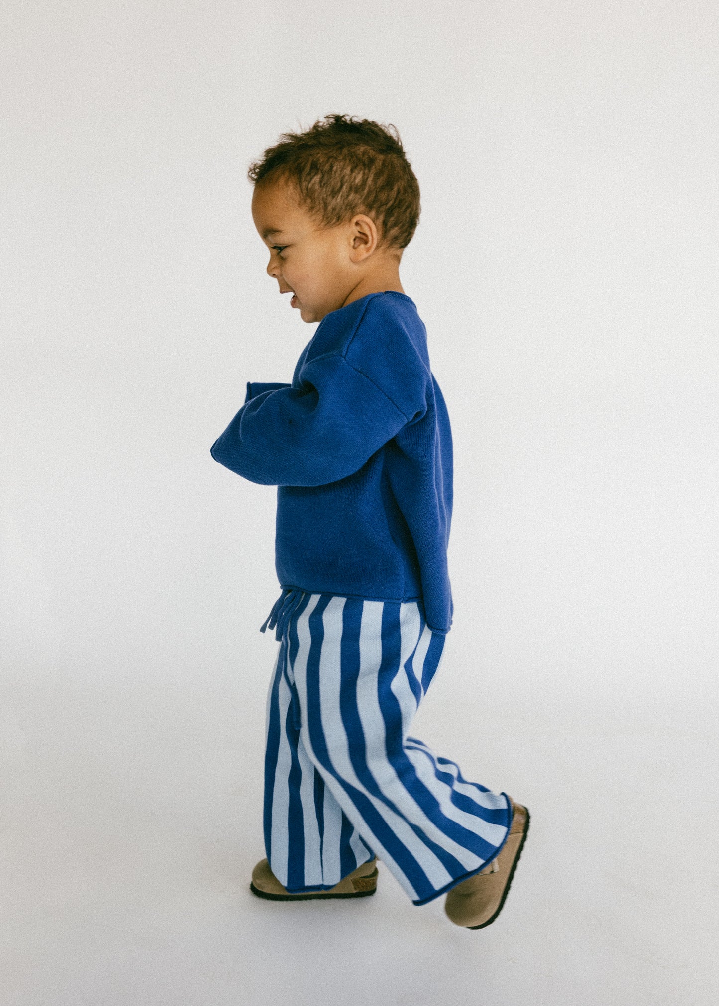 Oversized Knitted Long Sleeve- Blue