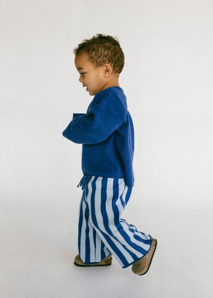 Oversized Knitted Long Sleeve- Blue