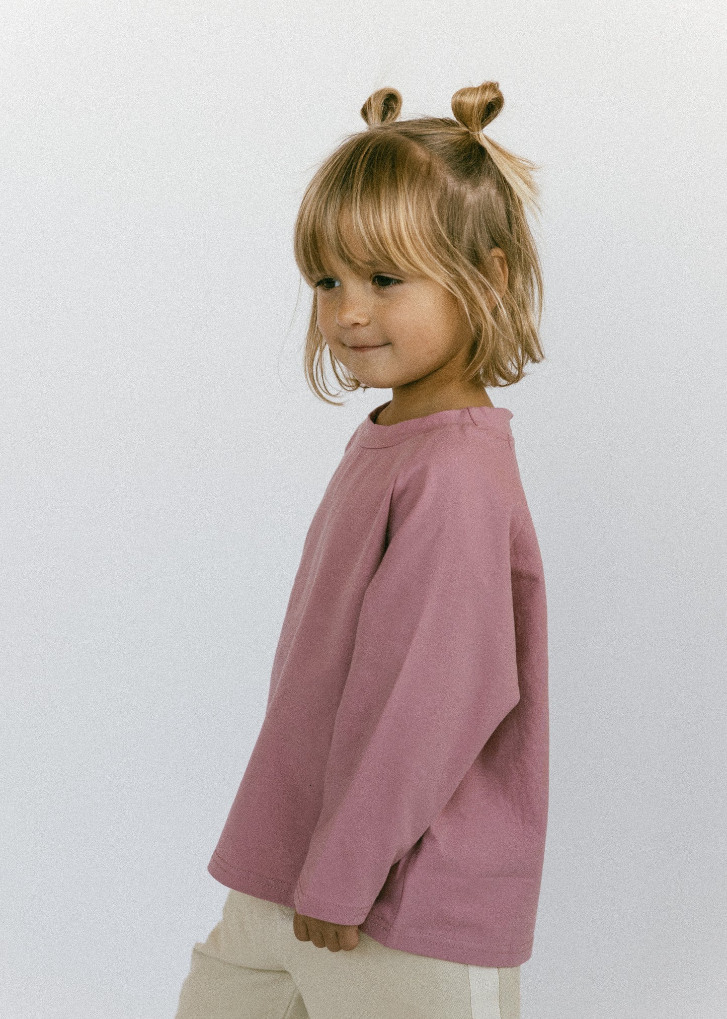 Baggy Long Sleeve- Vintage Pink