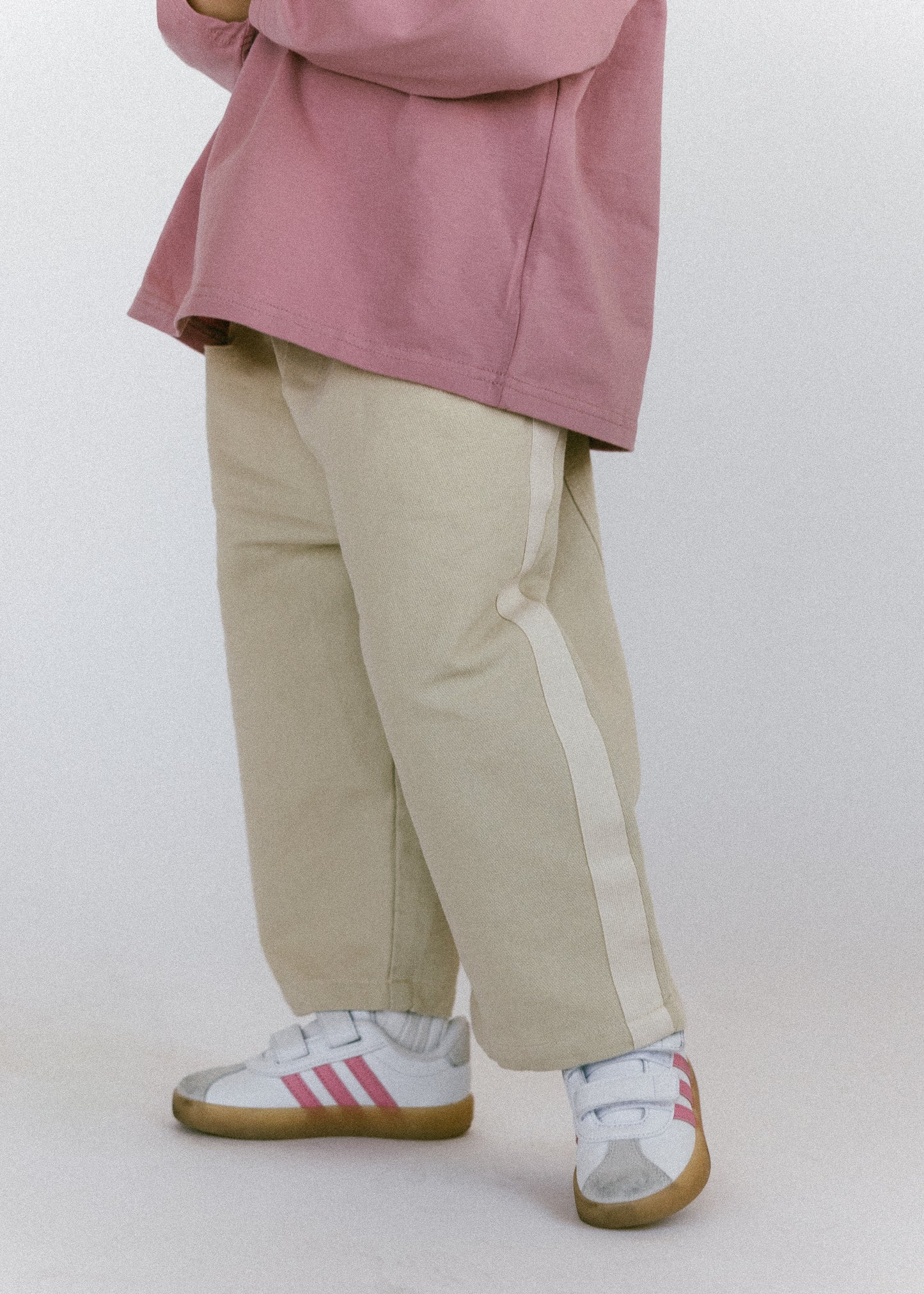 Side Stripe Pants- Sand