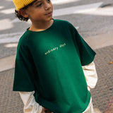 Boxy Graphic Tee- Ordinary Days- Green