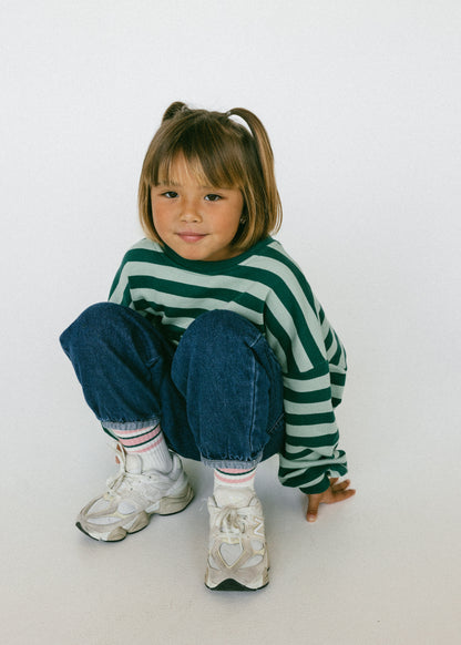 Bold Vintage Crewneck- Sage