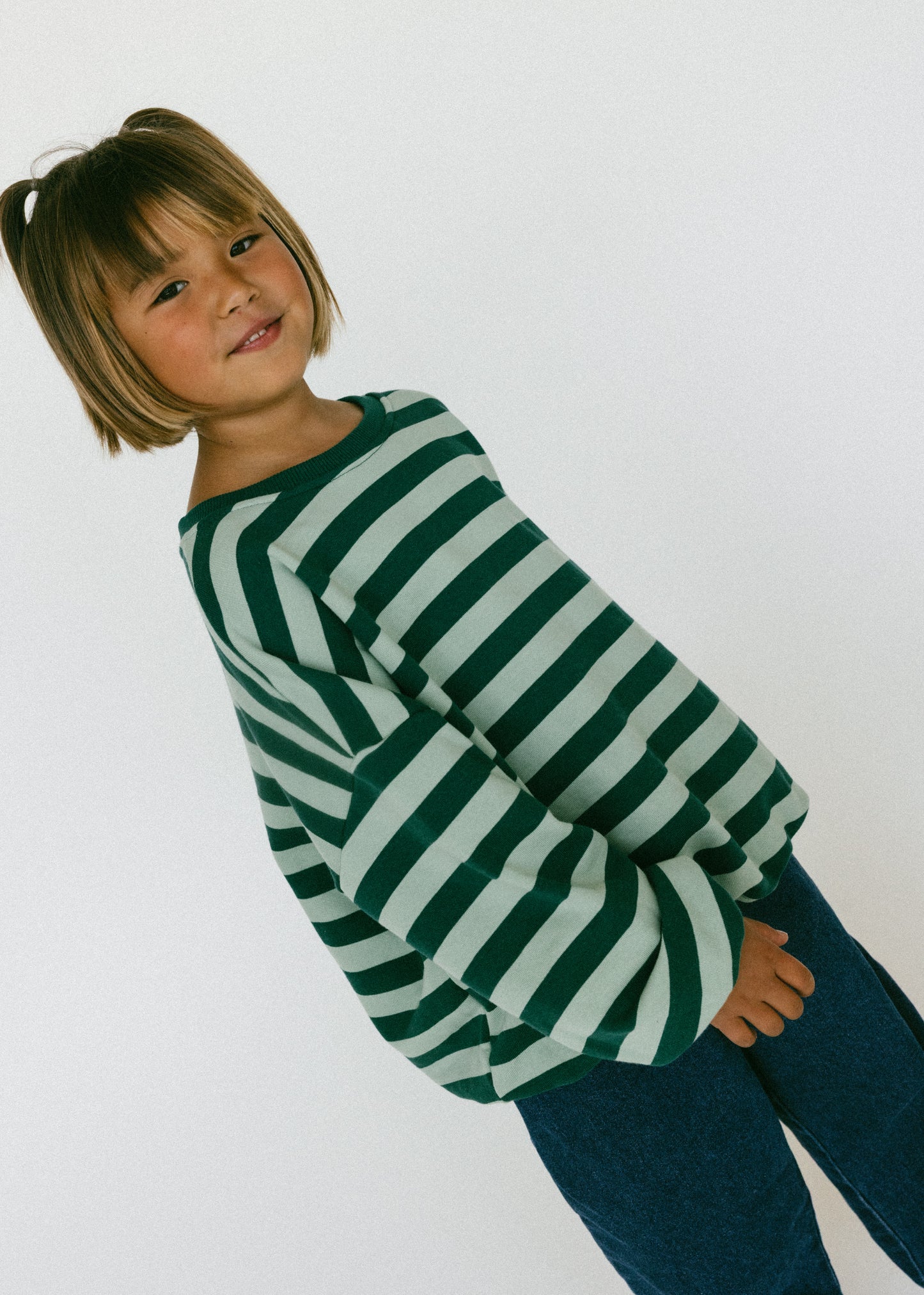 Bold Vintage Crewneck- Sage