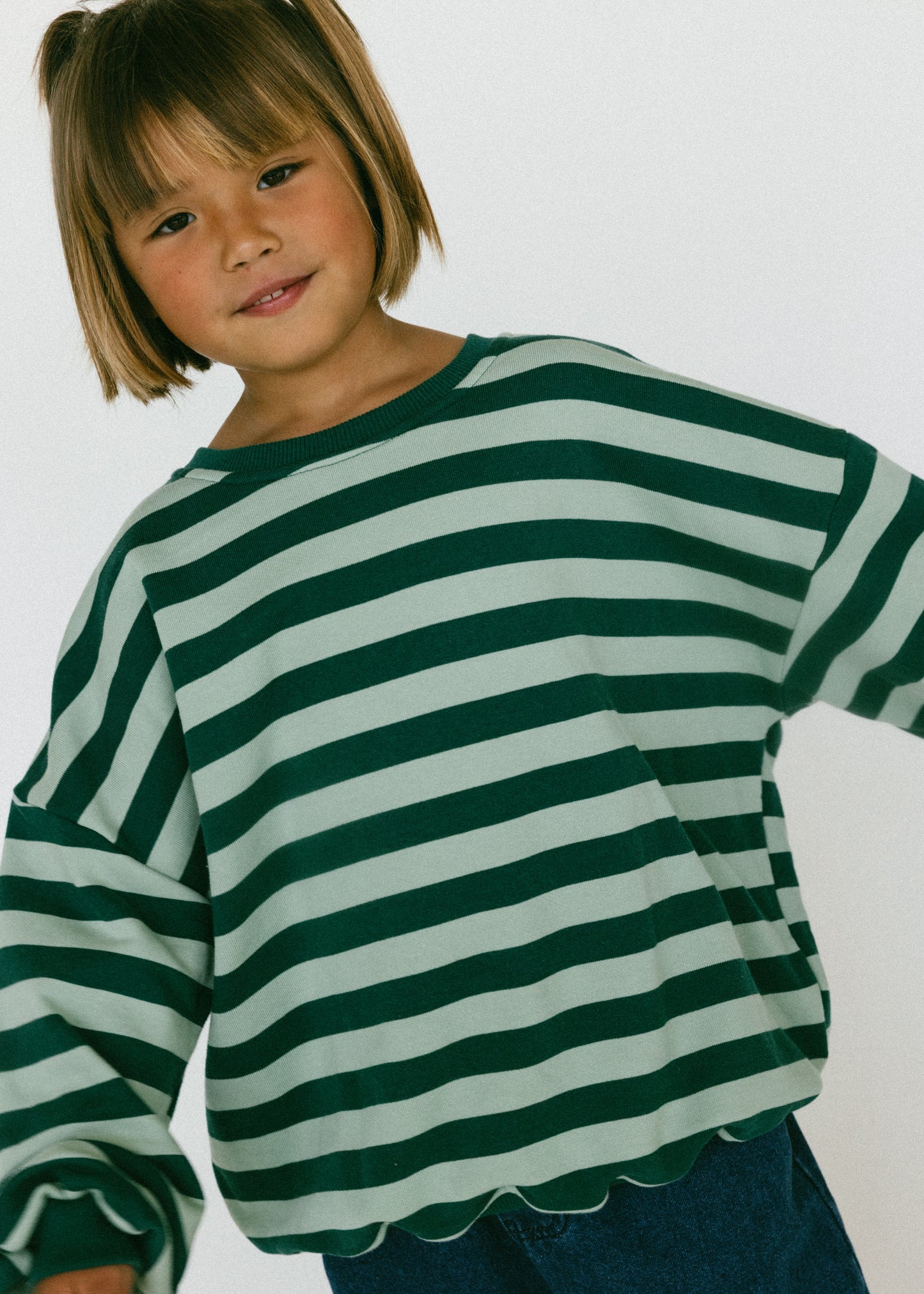 Bold Vintage Crewneck- Sage