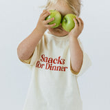 Graphic Tee- Snacks for Dinner