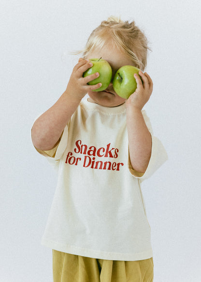 Graphic Tee- Snacks for Dinner