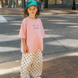 Boxy Graphic Tee- Outside- Pink