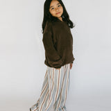 Baggy Cord Pants- Striped