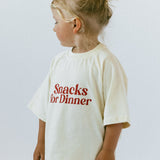Graphic Tee- Snacks for Dinner