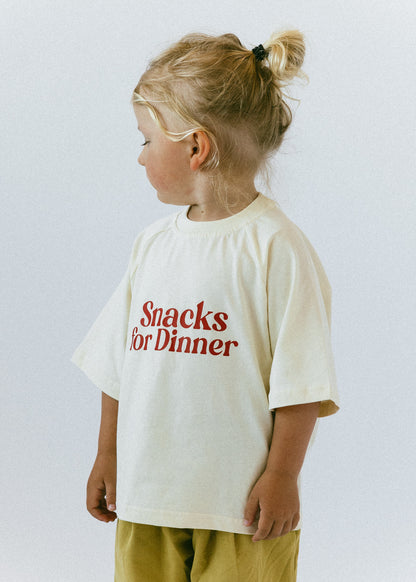 Graphic Tee- Snacks for Dinner