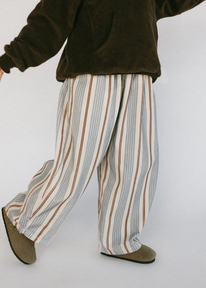 Baggy Cord Pants- Striped