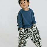Retro Baggy Pants- Vintage Zebra