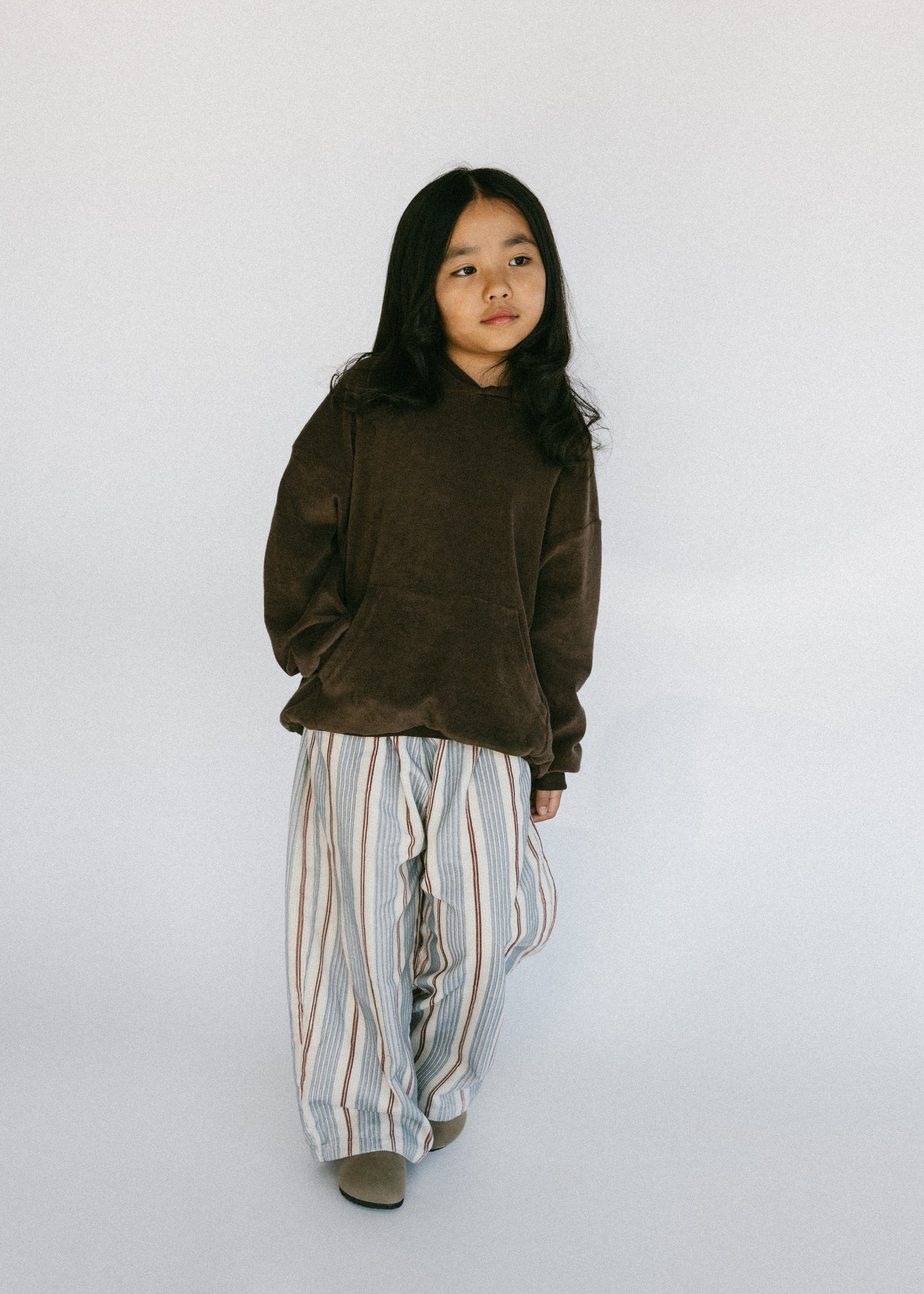 Baggy Cord Pants- Striped
