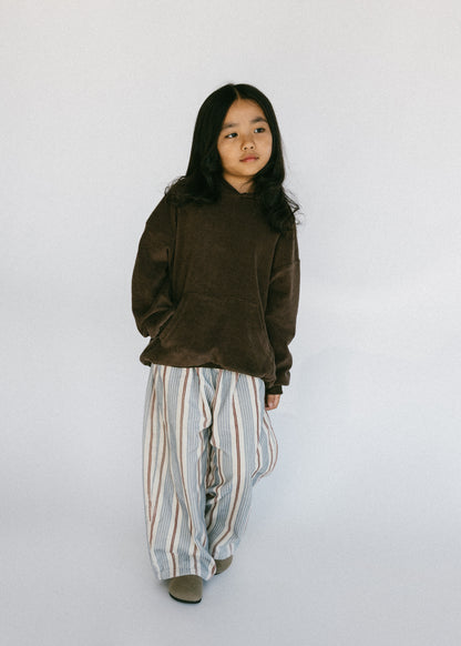 Baggy Cord Pants- Striped