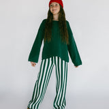 Oversized Knitted Long Sleeve- Green