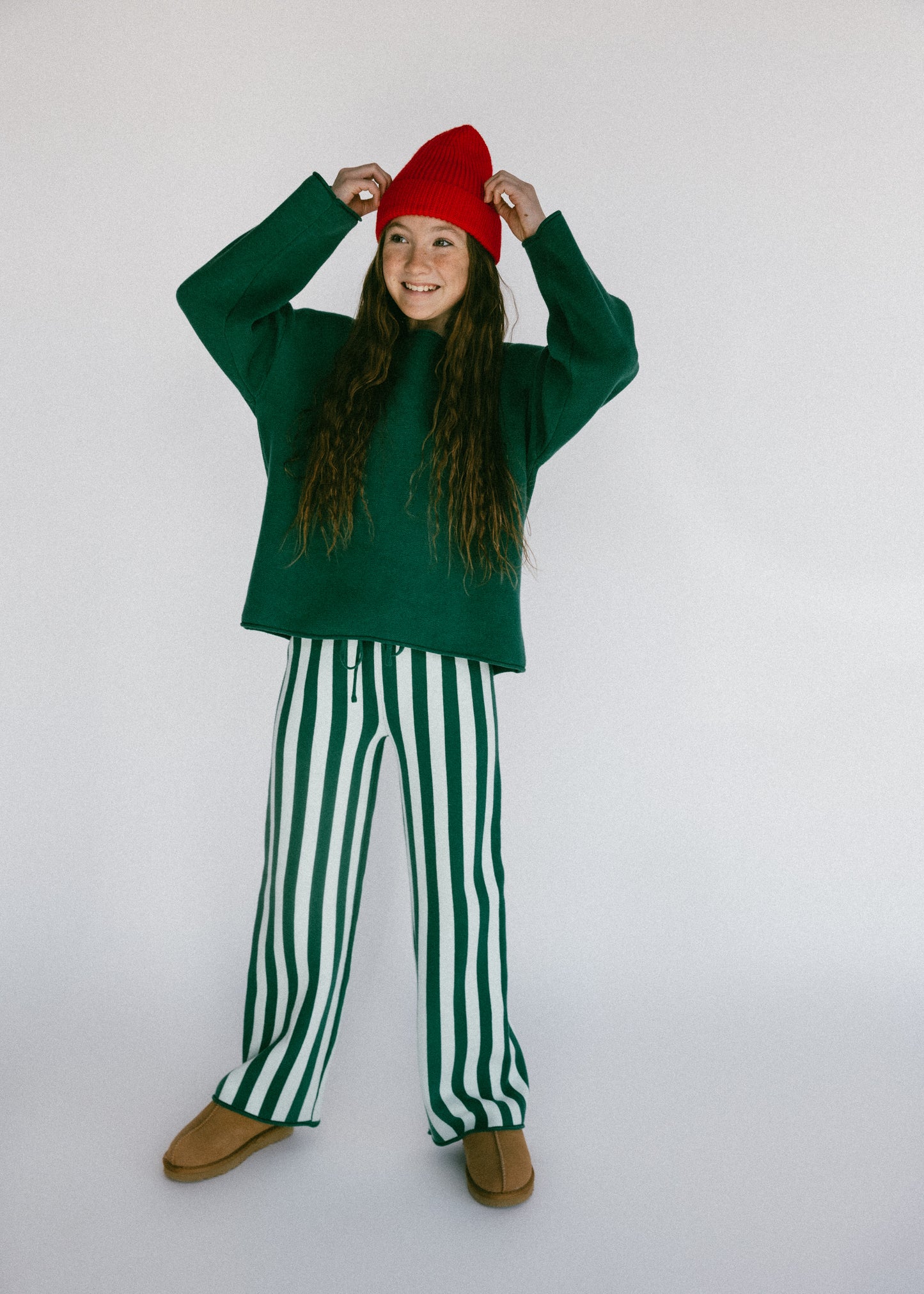 Oversized Knitted Long Sleeve- Green