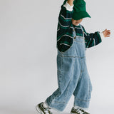 Oversized Overalls- Denim
