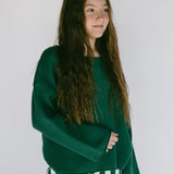 Oversized Knitted Long Sleeve- Green
