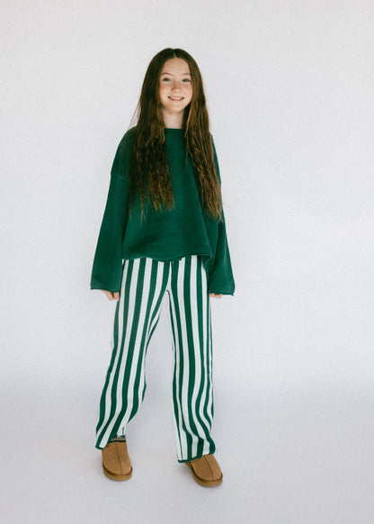 Oversized Knitted Long Sleeve- Green