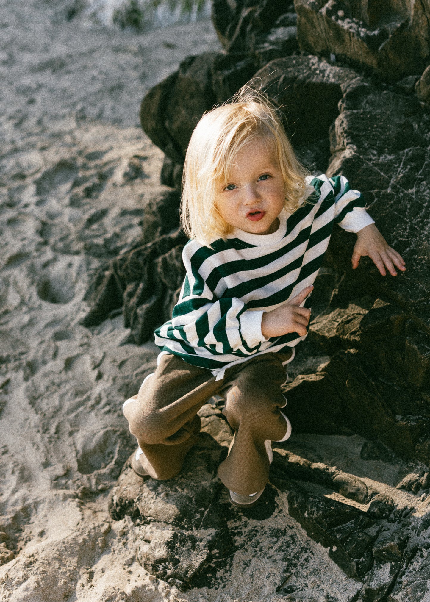 Bold Vintage Crewneck- Green